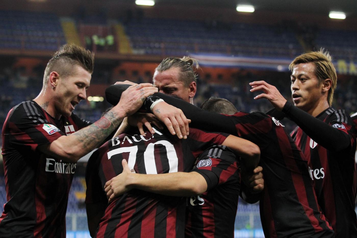 FOCUS Calcio, Coppa Italia: Niang-Bacca affondano Samp, Milan ai quarti