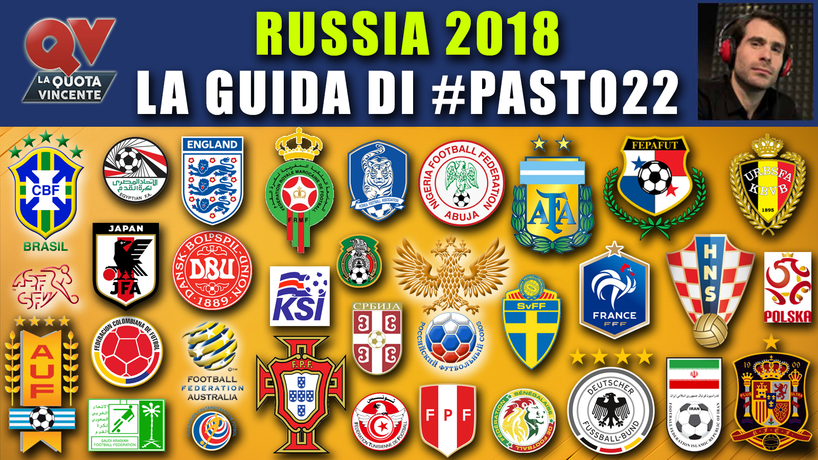 Russia 2018: la guida completa ai Mondiali: squadre, rose, pronostici e news: clicca e scopri tutto