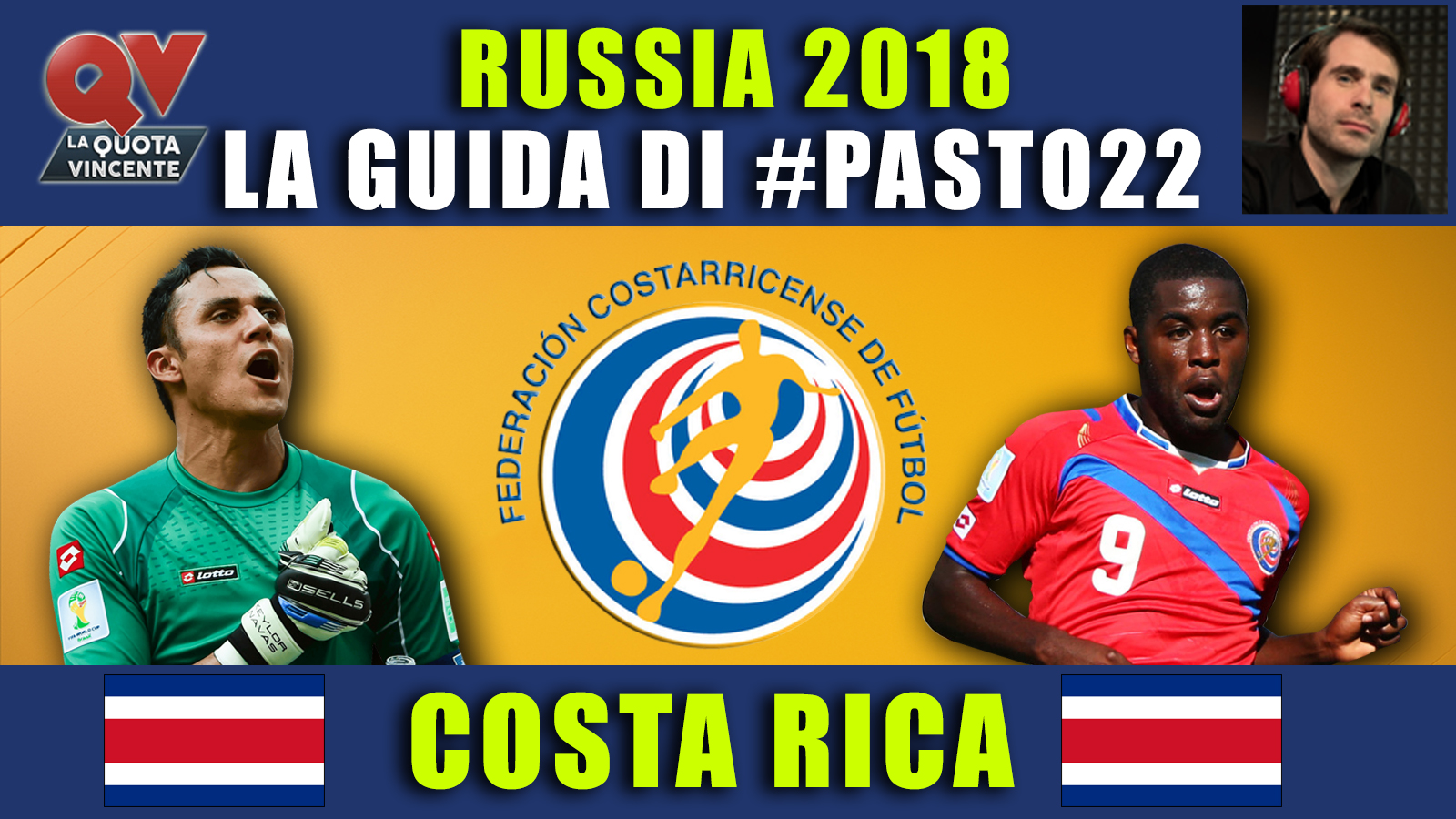 Guida Mondiali Russia 2018 Costa Rica: convocati, quote,calendario, news
