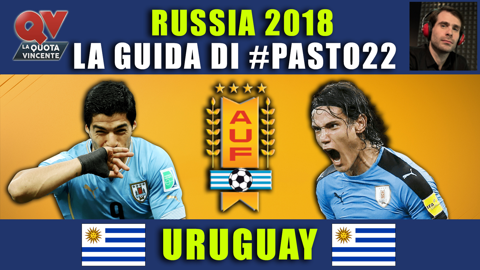 Guida Mondiali Russia 2018 Uruguay: convocati, quote calendario, news!