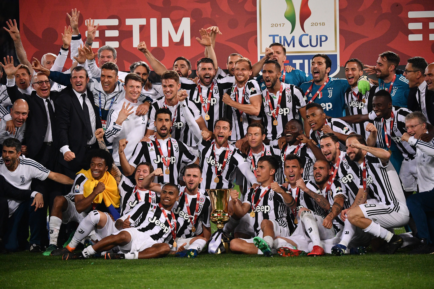 Finale di Coppa Italia: le immagini più belle del trionfo bianconero