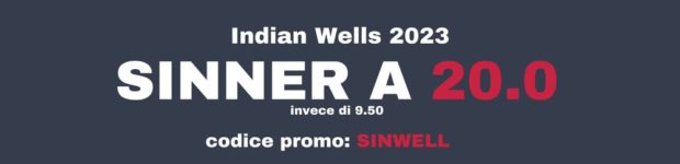 Sinner vincente Indian Wells