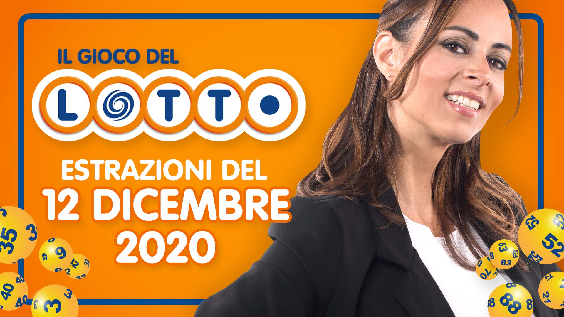 Estrazione Lotto 12 dicembre 2020 Estrazioni del lotto Superenalotto 10elotto di oggi sabato numeri vincenti conduce Serena Garitta