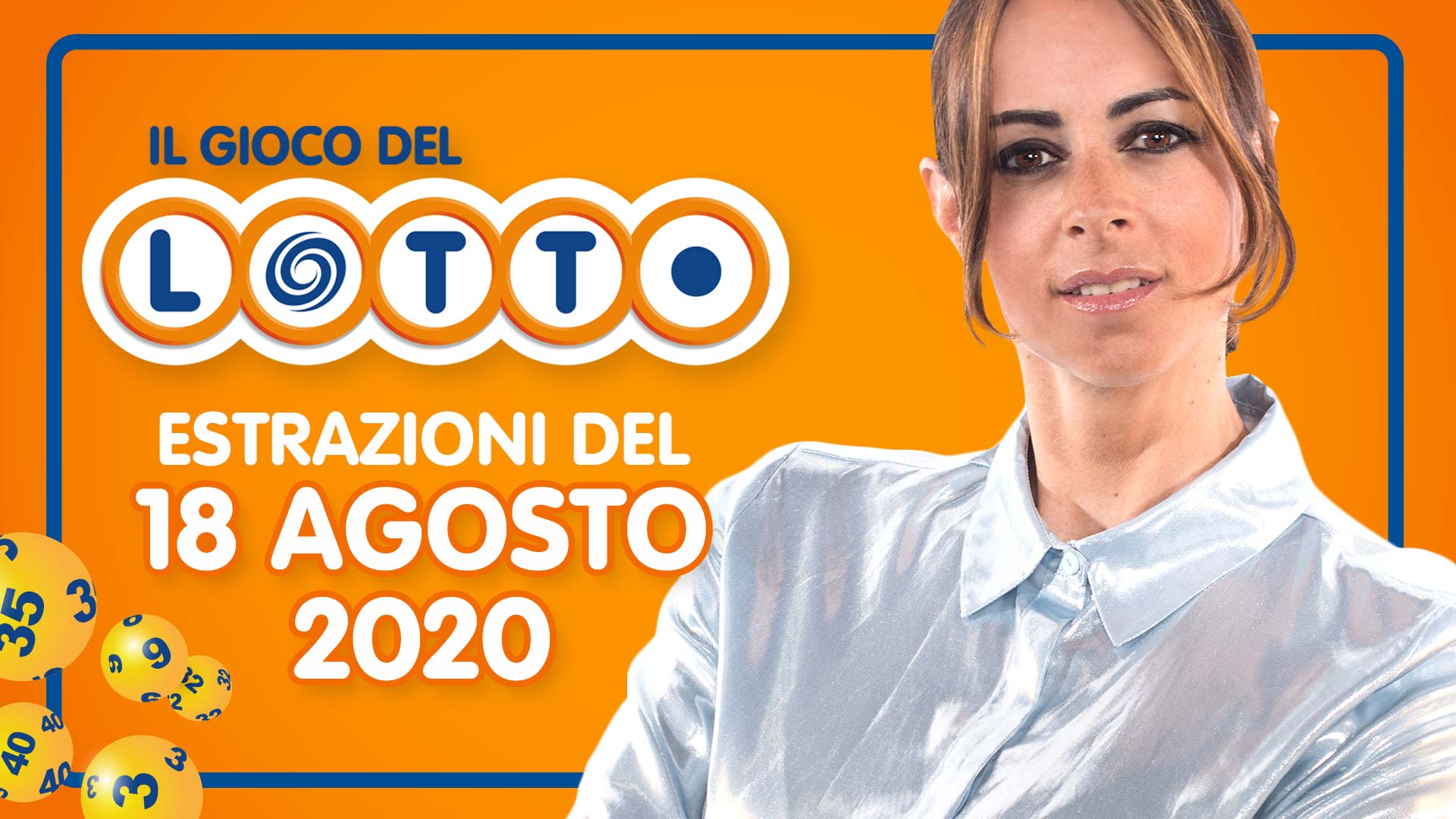 Estrazione Lotto 18 Agosto martedì 2020 Estrazioni del Lotto in diretta 10 e lotto ogni 5 minuti SuperEnalotto Simbolotto Million Day conduce Serena Garitta