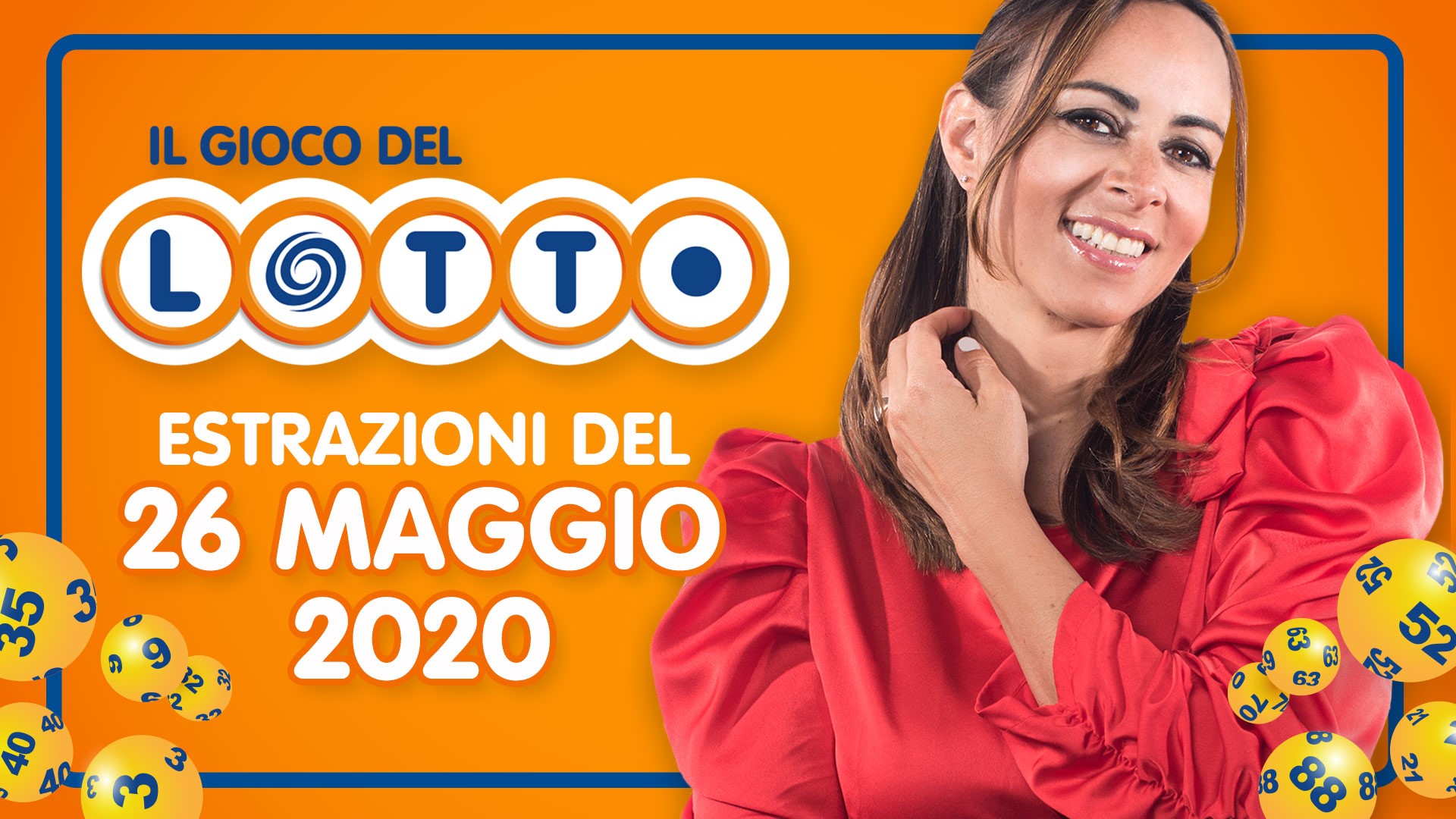 Estrazione Lotto 26 maggio martedì estrazioni del Lotto in diretta con Serena Garitta
