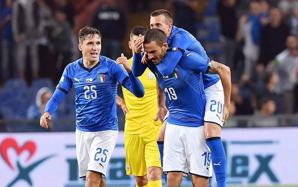 Italia-Ucraina 1-1 foto