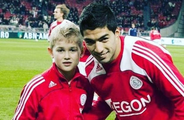 Matthijs de Ligt con Luis Suarez Ajax Cessioni record