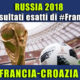 Pronostici risultati esatti Mondiali 15 luglio: le scelte di #FrankyDefa per la finale