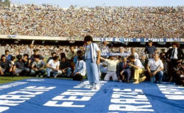 Gli Autogol instagram quiz da Barcellona a Napoli presentazione di Diego Armando Maradona al San Paolo 1984